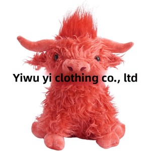 Nouveau produit transfrontalier : Adorable peluche vache des Highlands rose avec rembourrage en coton PP, 31cm-50cm, pour la Saint-Valentin - Product Image 4