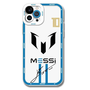 Coque <span class=keywords><strong>de</strong></span> téléphone portable antichoc à texture givrée, style tendance, équipe <span class=keywords><strong>de</strong></span> football <span class=keywords><strong>Messi</strong></span> n°10, pour <span class=keywords><strong>iPhone</strong></span> 11 12 13 14 15 16 17 - Product Image 3