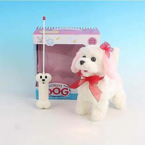 B/O Cute Plastic Plush <span class=keywords><strong>Dog</strong></span> Toy con controlador de sonido Fuente de energía eléctrica perfecta y control remoto El mejor regalo para niños - Product Image 5