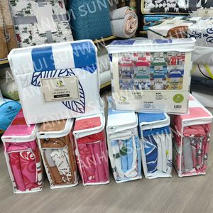 Set di lenzuola in stile americano <span class=keywords><strong>con</strong></span> stampa floreale personalizzato Set di lenzuola da <span class=keywords><strong>letto</strong></span> matrimoniale <span class=keywords><strong>con</strong></span> <span class=keywords><strong>tende</strong></span> stampate abbinate - Product Image 3