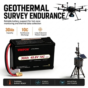 Batterie UAV semi-solide 30000mAh 12S, batterie lithium-ion haute capacité pour drone agricole et industriel - Product Image 4