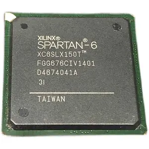 X-lander-XC6SLX150-3FGG676C FPGA Spartan -6 LX Family, 147443 células, 45nm, tecnología 1,2 V, 676 Pines, circuito integrado IC FBGA