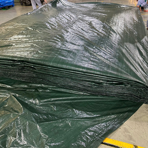 Bâche en PE robuste verte Haute durabilité Grande capacité Couverture imperméable avec options de couleur et de taille pour une utilisation en extérieur - Product Image 5