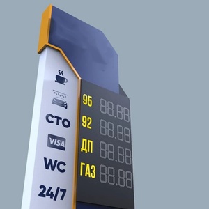 Panneau d'affichage numérique LED pour station-service, pylône publicitaire pour l'affichage des <span class=keywords><strong>prix</strong></span> - Product Image 5