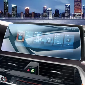 Film d'écran de voiture personnalisé pour BMW série 5 12.3 pouces écran tactile de voiture Navigation protecteur en verre trempé