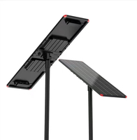 Farola LED solar todo en uno integrada de alta potencia para exteriores con sensor de movimiento farolas solares todo en uno