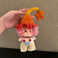Saiter Dudu Puffy-Hair Doll Series Pendant Cute and Soft Plush Bag Charm Keychain Claw Machine Toy