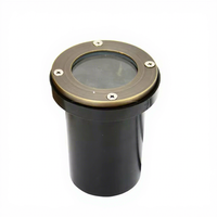Lumière halogène encastrée pour allée de jardin, extérieure, étanche IP65, en laiton, basse tension, décorative pour allée et aménagement paysager, 2700K doux