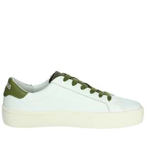 Sneakers da Uomo Sun68 Bianche e Verdi Z35140 Scarpe di Tela alla Moda - Product Image 4