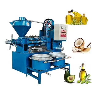 Screw cold oil making press hemp soybean sunflower mini coconut oil press machine plam oil pressing machine