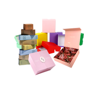 Boîte à parfum de luxe rose, emballage personnalisé en papier, boîte à parfum magnétique avec impression