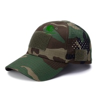 Topi Taktis Pelindung Matahari Bernapas Ringan Dapat Disesuaikan Pola Camo untuk Olahraga Luar Ruangan Lari Memancing Berkualitas Tinggi