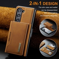 Étui portefeuille magnétique détachable pour Samsung Galaxy Z Fold7 S25 Ultra, porte-cartes, béquille, protection intégrale antichoc, Z Fold 6