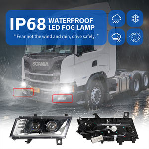 Luces antiniebla DE DOBLE proyector para camión <span class=keywords><strong>Scania</strong></span> <span class=keywords><strong>G410</strong></span> G450 P420 | Ultra brillante directo de fábrica | IP68 impermeable | Lámpara LED | 540S/S500 - Product Image 2