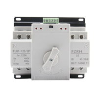 FZRH Prix usine Commutateur de transfert automatique 2P, double alimentation, inverseur automatique 63A AC 110V/220V monophasé, capacité de coupure 10kA