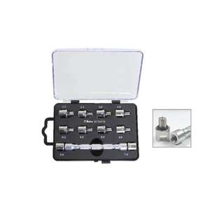 BETA - 030750410 Set with a universal <b>wrench</b> with interchangeable head and 10 bits for tightening <b>wheel</b> spokes - Product Image 3