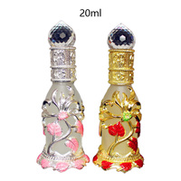 Flacon compte-gouttes vide pour hommes, huile de parfum, personnalisé, de luxe, 20ml