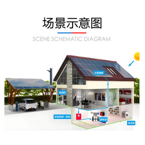Hybrid Solar Power System 10-20Kw <b>48V</b> LiFePO4 <b>Battery</b> Stackable Split For Home Energy Storage - Product Image 3