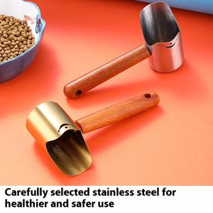 Pala grande de acero inoxidable para arena para gatos Tofu profundo, pala para comida para gatos, suministros de limpieza para mascotas para eliminación de excrementos de gatos - Product Image 6