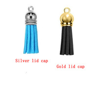 Kwastjes Voor Sieraden Maken Lederen 4Cm Kwast Sleutelhanger Bedels Voor Armbanden Acryl Sleutelhanger Blanks Ambachtelijke Diy Hanger Charme