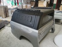 Couvre-caisse de camionnette en aluminium rigide à trois plis, rétractable, étanche et verrouillable, personnalisé en gros