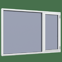 Fenêtre en verre trempé personnalisée de grande taille à isolation thermique Fenêtre fixe en profilé d'aluminium