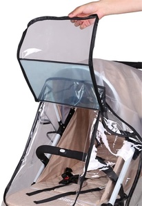 Phổ mưa che cho xe đẩy xe đẩy xe đẩy, bé du lịch thời tiết lá chắn - Product Image 2