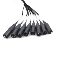 Bobine de câble multipaire XLR 8 canaux, tambour de câble micro multipaire pour sonorisation de scène, concerts et enregistrement en studio