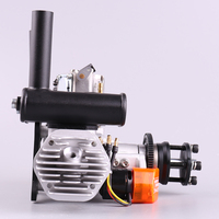 Moteur à essence pour modèle d'avion EPHIL XG-40cc-T PRO, tête chaude, démarrage électrique, bicylindre en opposition, aile fixe