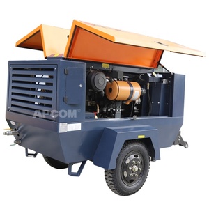 300fm 300 cfm compressore d'aria 8bar 10bar 14bar A Vite Portatile Compressore D'aria Diesel motore del compressore d'aria per impianto di perforazione - Product Image 2