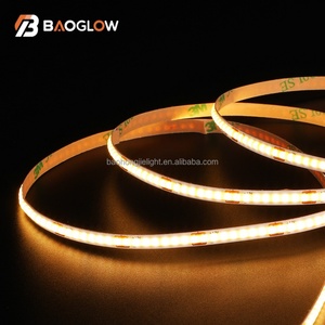 ไฟแถบ LED แบบยืดหยุ่น 320LED 2700K 3000K 4000K 6000K 5 มม. 12V 24V 12W/M ตัดได้ทุกๆ 2.5 ซม. RA 95 ไฟแถบ COB - Product Image 2
