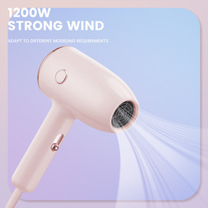 Sèche-cheveux Dsp rose, petit, haute puissance, température constante, séchage rapide, pour la maison, le dortoir, les étudiants - Product Image 2