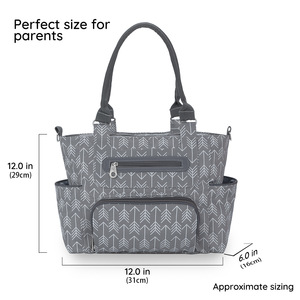 Organizador Caddy Personalizado, Bolsas de Pañales para Mamá y <span class=keywords><strong>Bebé</strong></span>, Bolsa Impermeable Portátil de Alta Capacidad, Carrito de <span class=keywords><strong>Bebé</strong></span>, Bolsa de Mano para Mamá - Product Image 4