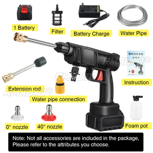20000mAh Cordless High Pressure <b>Car</b> Wash Water Gun Portable <b>Car</b> <b>Washer</b> Cleaner Parkside Washing Machine for Makita 18V Battery - Product Image 5