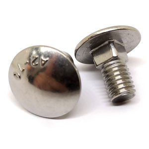 สกรูหัวจม DIN 603 M3 M4 M8 M10 1/2 นิ้ว สแตนเลส พร้อมน็อต - Product Image 6