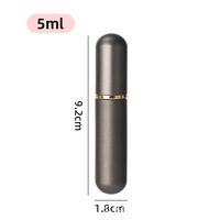 Inhalateur d'aromathérapie pour spa, clinique, studio de massage, bâton nasal vide rechargeable avec revêtement en verre, coque en aluminium