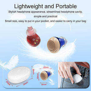 <span class=keywords><strong>Audífonos</strong></span> Inteligentes ITE con Carga Inalámbrica, <span class=keywords><strong>Recargables</strong></span>, Cómodos, Amplificador de Sonido Invisible, Reducción de Ruido de 1 Canal - Product Image 5