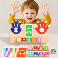 Aides pédagogiques numériques Montessori pour l'éducation précoce, jouets d'éveil mathématique, jouets éducatifs pour le calcul mental