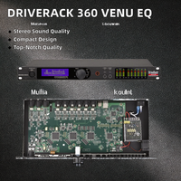 Égaliseur de scène stéréo professionnel DriveRack 360 VENU, processeur audio numérique, puissance 4 kW, équipement portable en métal pour le son
