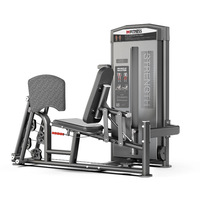 Équipement de fitness commercial, ensemble complet de salle de sport, curl des jambes couché, traction haute, poussée dorsale, musculation de la poitrine, acier