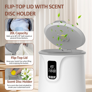 Chuyên Nghiệp Salon & Spa Sử Dụng Khăn Ấm Hơn Nước Nóng Xô 20L LED Hiển Thị Nhiệt Độ Thông Minh Thời gian Lớn Khăn Ấm Cho Phòng Tắm - Product Image 4