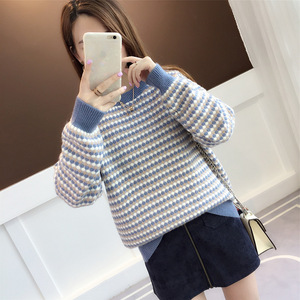 Estilo <span class=keywords><strong>de</strong></span> moda Corea chica elegante prendas <span class=keywords><strong>de</strong></span> punto señoras Casual última mujer nuevo diseño suéter - Product Image 4