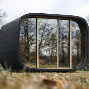 Grande <span class=keywords><strong>Sauna</strong></span> Tradizionale Esterna in Legno, 4-8 Posti, su Misura, con Calore Secco, per Giardino, Hotel, Spa Commerciali, OEM ODM - Product Image 2