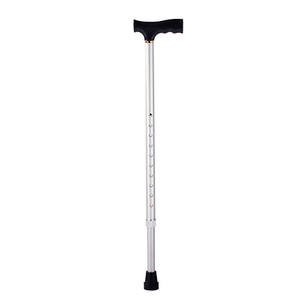 Bâton de marche réglable en aluminium pour personnes handicapées Béquille d'orthopédie hospitalière - Product Image 1