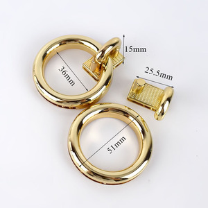 Deepeel-Accesorios de Hardware de bolsa BF093, bloqueo rotativo redondo, hebilla, giro de bolso - Product Image 2