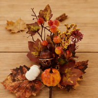 Mini citrouilles et kakis artificiels sur le thème de Thanksgiving, écologiques et de haute qualité, pour centre de table de récolte