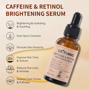 Natural Niacinamide Whitening Skin Care <b>Serum</b> Dark Circles Puffiness Wrinkles Retinol Peptides <b>Face</b> <b>Serum</b> Caffeine - Product Image 4