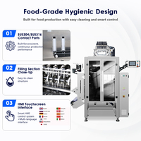 Machine d'emballage verticale automatique multi-voies et VFFS pour sachets de poudre, équipement de conditionnement vertical pour poudre de cacao