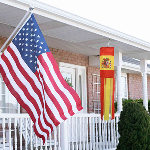Custom Polyester Spain <b>Flag</b> WindSock Digital Printed Flying Wind Socks for Yard Garden Porch - Product Image 3