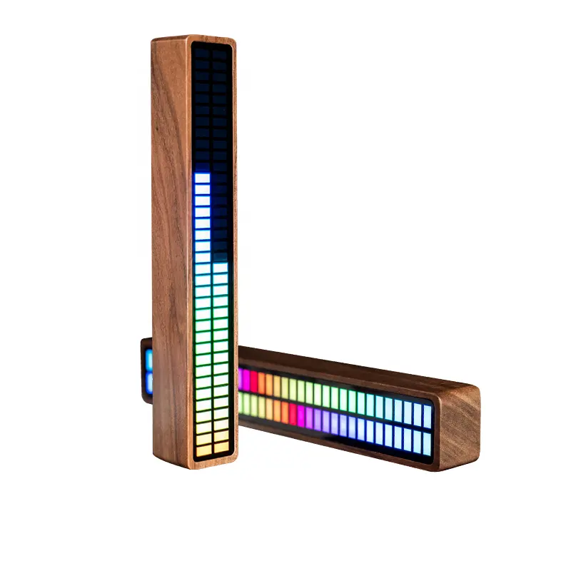 Barra de luz Led con Control de voz, luces de ritmo, RGB, Control de sonido, lámpara RGB con Control de voz
